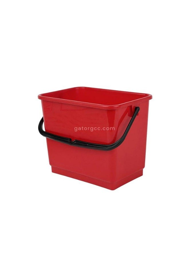 Plastic Bucket Red-6 Liter